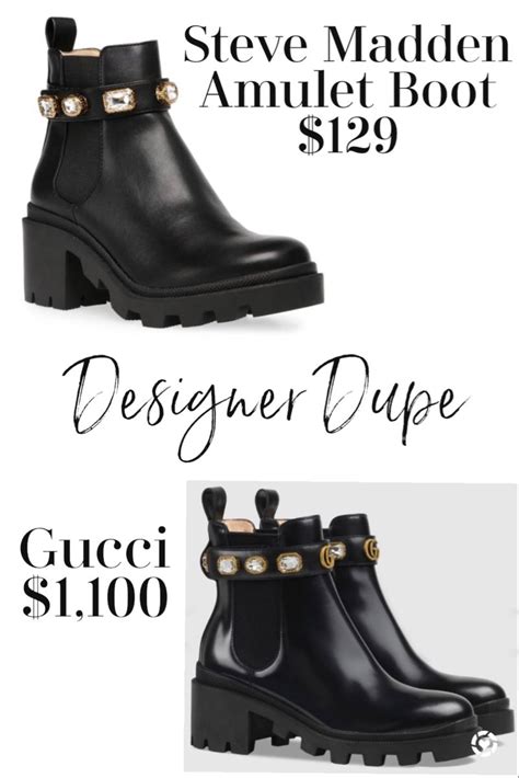 gucci dupes shoes|steve madden boots gucci dupe.